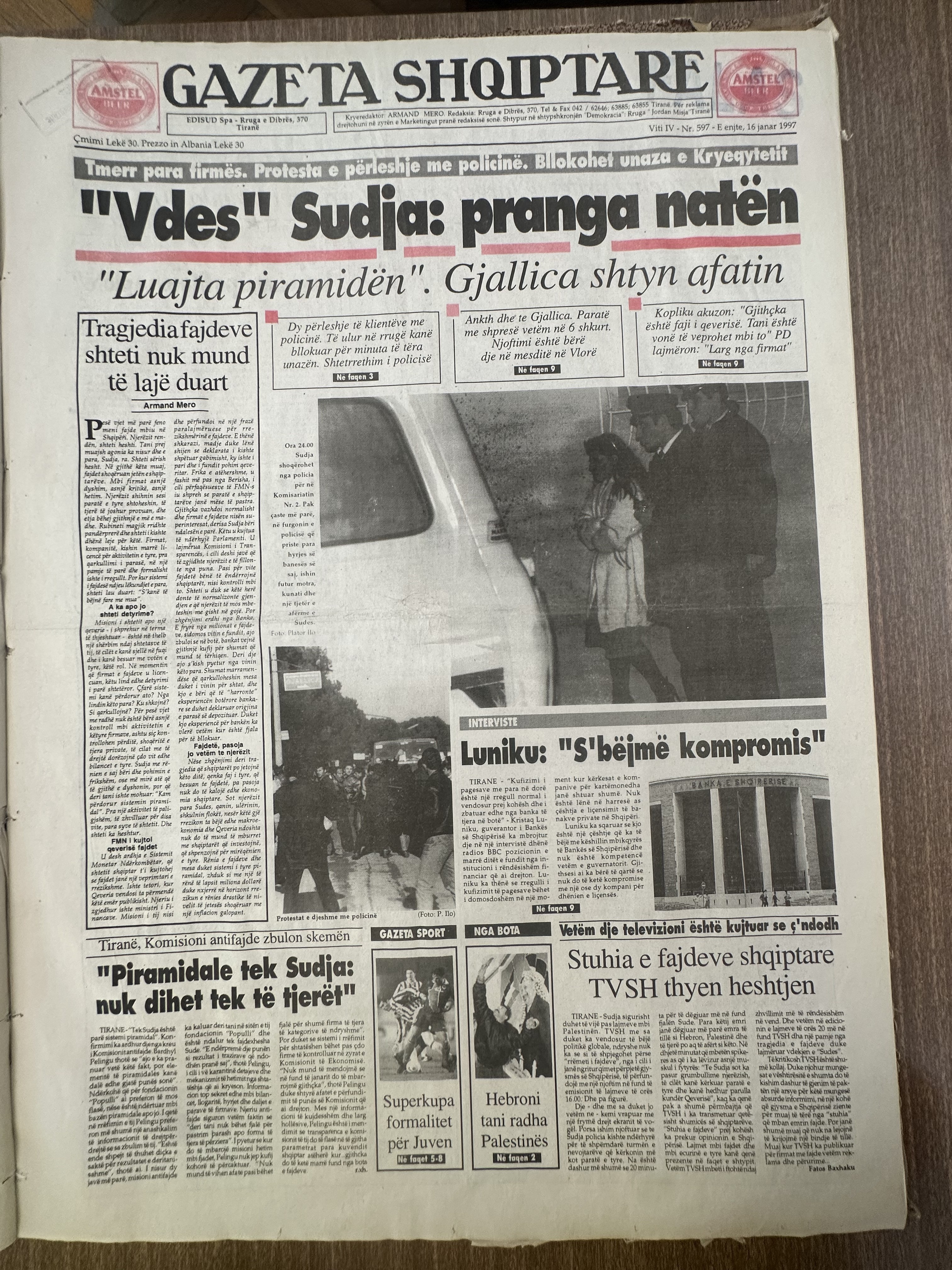 Gazeta Shqiptare 1997-01-15